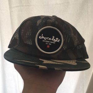 Chocolate Skateboards Camo Trucker Hat